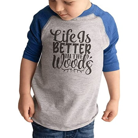 7 ate 9 Apparel Kids Hunting Shirts - Life is Better in The Woods Blue Shirt 6 Months
7 ate 9 Apparel Kids Hunting Shirts - Life is Better in The Woods Blue Shirt 6 Months
