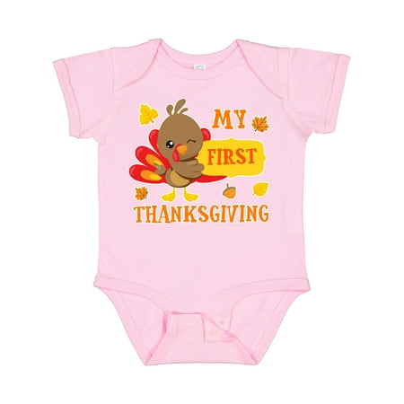 Inktastic My First Thanksgiving with Turkey and Leaves Gift Baby Boy or Baby Girl Bodysuit
Inktastic My First Thanksgiving with Turkey and Leaves Gift Baby Boy or Baby Girl Bodysuit