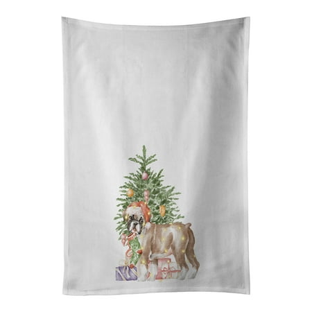 Boxer Puppy #2 Christmas Presents and Tree White Kitchen Towel Set of 2 19 in x 28 in
Boxer Puppy #2 Christmas Presents and Tree White Kitchen Towel Set of 2 19 in x 28 in