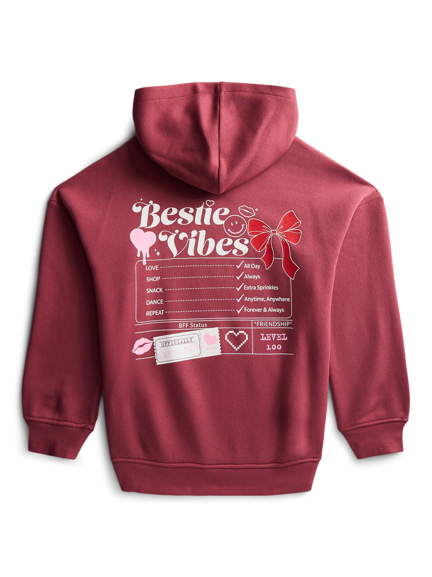 Close up of graphic detail on the Weekend Academy hoodie