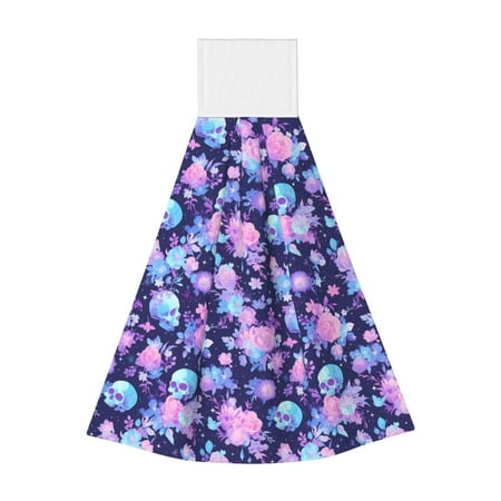 Sikiie White Skull Flower Hand Towel with Loop Hanging Towel Absorbent Tie Towels for Kitchen Tea Bar Bathroom Decor
Sikiie White Skull Flower Hand Towel with Loop Hanging Towel Absorbent Tie Towels for Kitchen Tea Bar Bathroom Decor