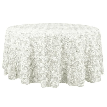 Efavormart 132 Wholesale Round Table Cover IVORY Grandiose Rosette 3D Satin Tablecloth For Wedding Party Event Decoration
Efavormart 132 Wholesale Round Table Cover IVORY Grandiose Rosette 3D Satin Tablecloth For Wedding Party Event Decoration