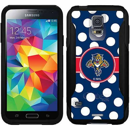 Florida Panthers Polka Dots Design on OtterBox Commuter Series Case for Samsung Galaxy S5