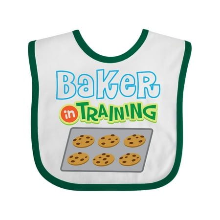 Inktastic Baker in Training Baking Gift Baby Boy or Baby Girl Bib