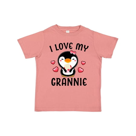 Inktastic I Love My Grannie with Cute Penguin and Hearts Gift Toddler Toddler Girl T-Shirt
Inktastic I Love My Grannie with Cute Penguin and Hearts Gift Toddler Toddler Girl T-Shirt