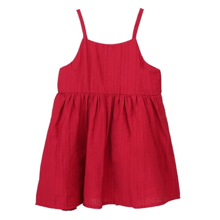 ContiKids Toddler Girls Summer Sleeveless Cold Shoulder Spagetti Strap Dress Red 3-4 Years
ContiKids Toddler Girls Summer Sleeveless Cold Shoulder Spagetti Strap Dress Red 3-4 Years