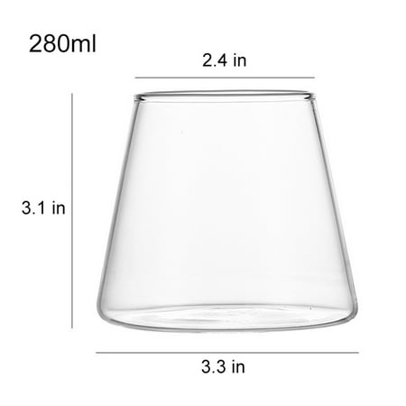 High Borosilicate Glass Transparent Water Glass Heat-resistant Glass Water Net Red Ice Coffee Cup 9.5 oz
High Borosilicate Glass Transparent Water Glass Heat-resistant Glass Water Net Red Ice Coffee Cup 9.5 oz