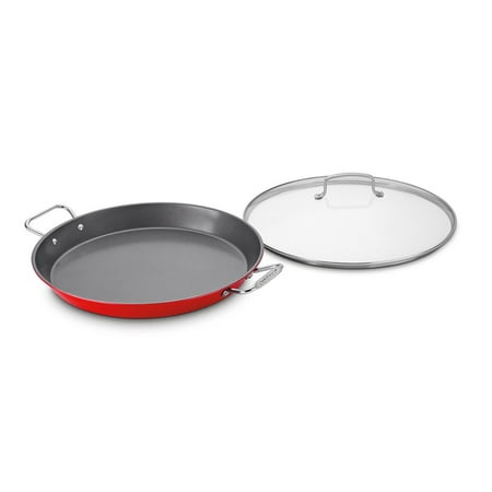 Cuisinart Non-Stick 15 Paella Pan with Glass Lid