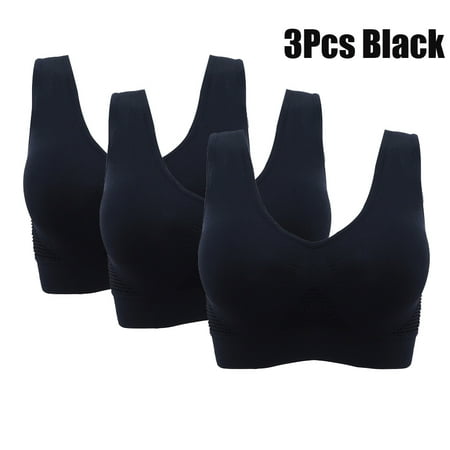 Autrucker 3Pcs Sexy Women Bra Plus Size Seamless Bra Breathable Invisible Bralette Underwear Wireless Comfortable Active Bralette Brassiere Top
Autrucker 3Pcs Sexy Women Bra Plus Size Seamless Bra Breathable Invisible Bralette Underwear Wireless Comfortable Active Bralette Brassiere Top