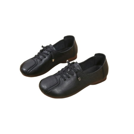 Rotosw Women Flat Shoe Comfort Loafers Soft Sole Flats Lightweight Slip On Moccasins Walking Round Toe Casual Shoes Black 6.5
Rotosw Women Flat Shoe Comfort Loafers Soft Sole Flats Lightweight Slip On Moccasins Walking Round Toe Casual Shoes Black 6.5