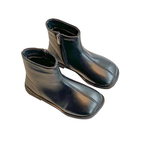 Kesitin Kids Cute Solid Casual Boot Daily Faux Leather Boots Slip Resistant Short Booties Dark Black 8C
Kesitin Kids Cute Solid Casual Boot Daily Faux Leather Boots Slip Resistant Short Booties Dark Black 8C