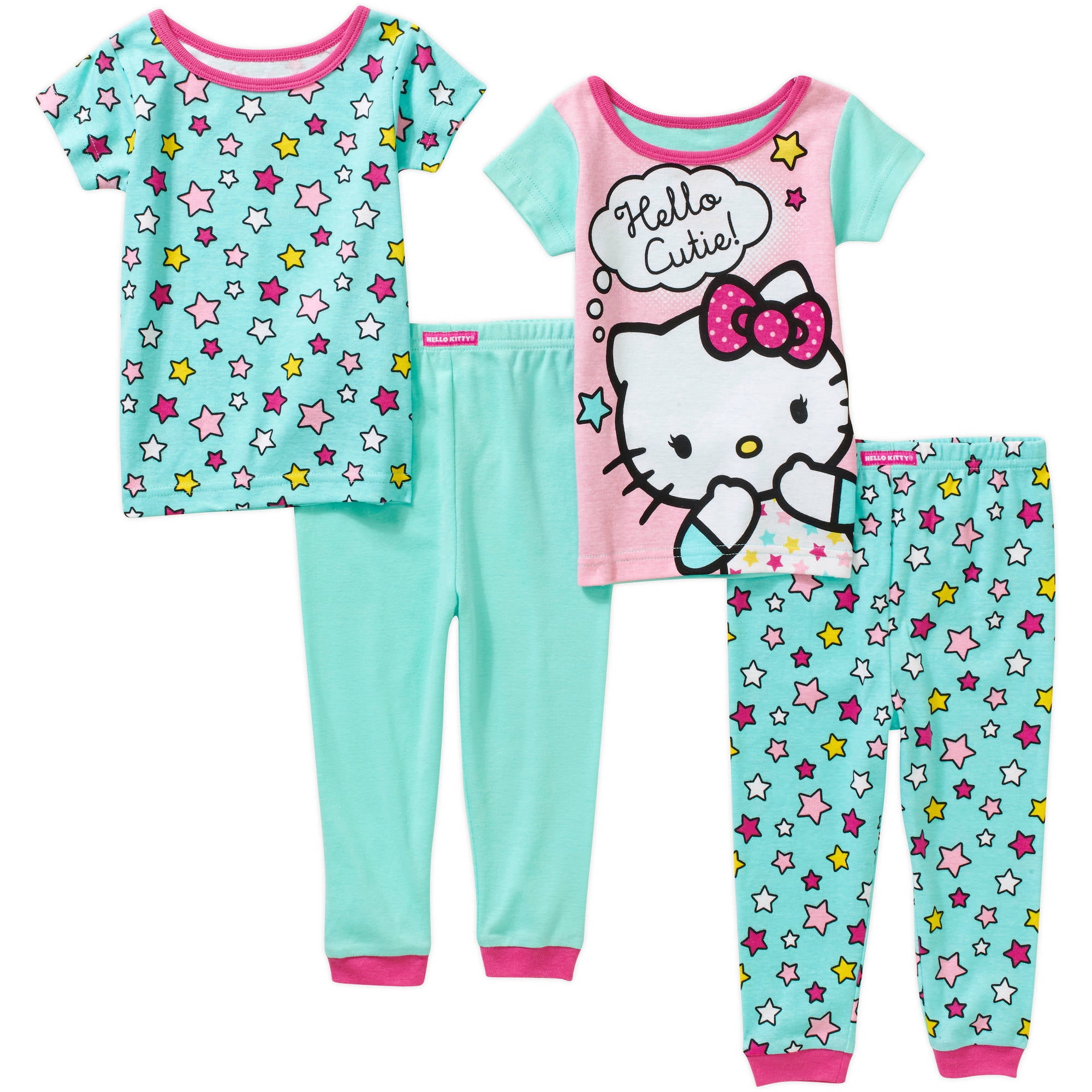Baby Toddler Girl Graphic Sleep Gowns, 2Pack Value Set