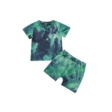 ZIYIXIN Summer Casual Kids Boys Clothes Tie-Dye Printed Short Sleeve T Shirts Tops Shorts Sets Green 4-5 Years
ZIYIXIN Summer Casual Kids Boys Clothes Tie-Dye Printed Short Sleeve T Shirts Tops Shorts Sets Green 4-5 Years