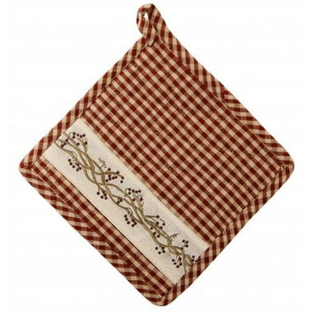 AG-40295S-2 Pot Holders Berryvine Burgundy - Set of 2
