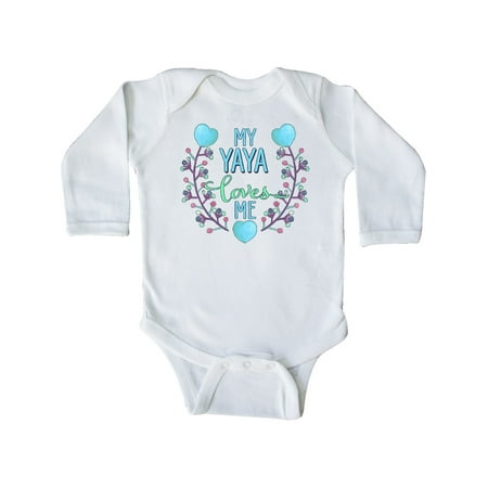 Inktastic My Yaya Loves Me with Hearts and Flowers Gift Baby Boy or Baby Girl Long Sleeve Bodysuit
Inktastic My Yaya Loves Me with Hearts and Flowers Gift Baby Boy or Baby Girl Long Sleeve Bodysuit