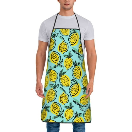 Aprons for Men Women - Lemon1 Yellow Cooking Kitchen Apron Chef Apron Waterproof Apron for Painting Pottery Baking BBQ Gardening Salon Gift For women Men
Aprons for Men Women - Lemon1 Yellow Cooking Kitchen Apron Chef Apron Waterproof Apron for Painting Pottery Baking BBQ Gardening Salon Gift For women Men