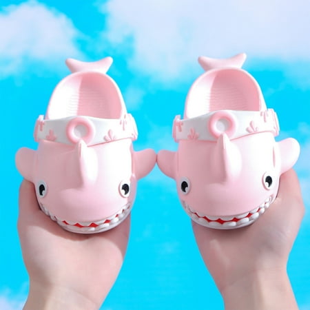 STEADY Cartoon Children s Slippers Home Slippers Non-slip Slippers Pink / 24-25
