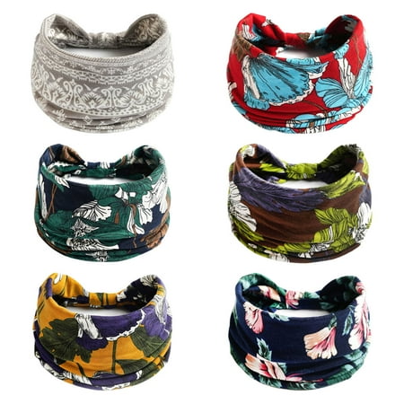 6 Pack Headbands for Women Boho Printed Non Slip Hair Band Sport Yoga Running Elastic Sweat Hair Wrap for Girls
6 Pack Headbands for Women Boho Printed Non Slip Hair Band Sport Yoga Running Elastic Sweat Hair Wrap for Girls