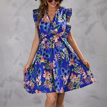 Hunpta Women s Elegant Cute Sexy V Neck Flower Print Corset Sleeveless Dress
Hunpta Women s Elegant Cute Sexy V Neck Flower Print Corset Sleeveless Dress