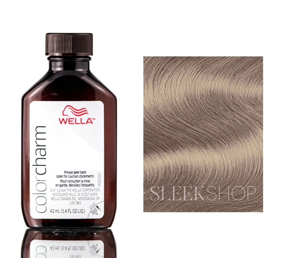 A Medium Smoky Ash Blonde Wella Color Charm Liquid Permanent