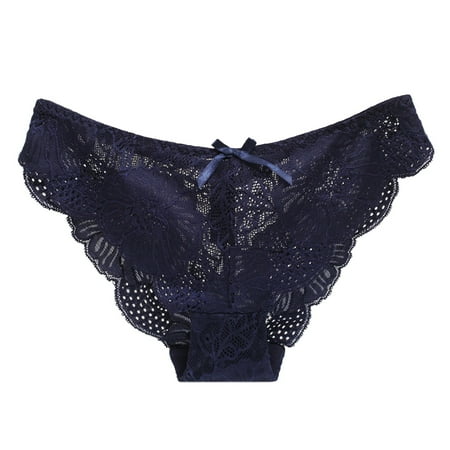 TAIAOJING Thongs For Women Low Waist Comfortable Hollow Lace Ruffle Bow Underwear Panties Brief
TAIAOJING Thongs For Women Low Waist Comfortable Hollow Lace Ruffle Bow Underwear Panties Brief