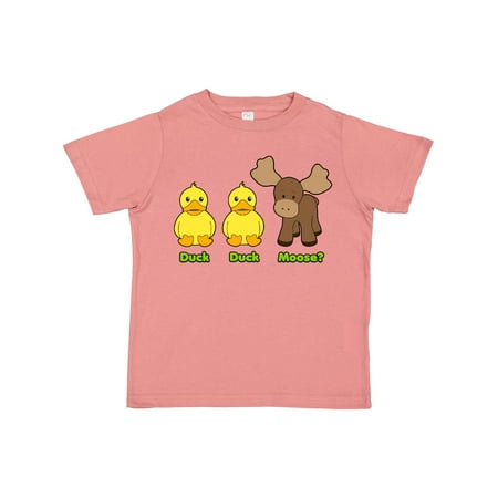 Inktastic Duck Duck Moose Gift Toddler Boy or Toddler Girl T-Shirt