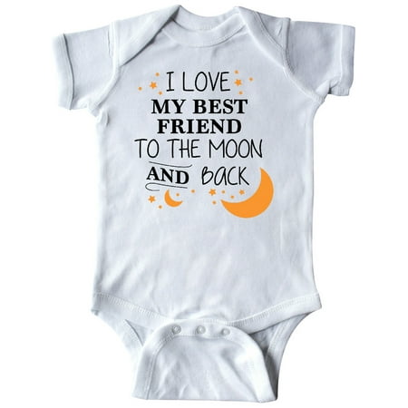 Inktastic I Love My Best Friend To The Moon and Back Gift Baby Boy or Baby Girl Bodysuit
Inktastic I Love My Best Friend To The Moon and Back Gift Baby Boy or Baby Girl Bodysuit