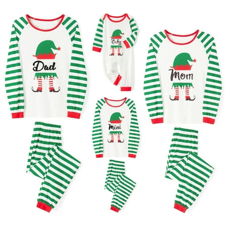 wybzd Christmas Family Matching Pajamas Set Cute Xmas Sleepwear For Family Parent-Child Letter Stripe Print Pajamas
wybzd Christmas Family Matching Pajamas Set Cute Xmas Sleepwear For Family Parent-Child Letter Stripe Print Pajamas