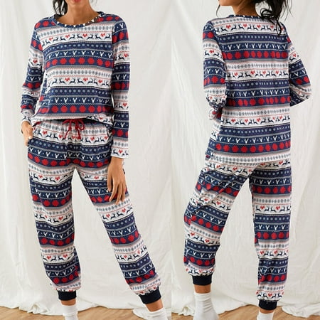 SBYOJLPB Plus Size Women Christmas Allover Snowflake Elk Printed Pocket Pants Pajamas Set Special offers
SBYOJLPB Plus Size Women Christmas Allover Snowflake Elk Printed Pocket Pants Pajamas Set Special offers