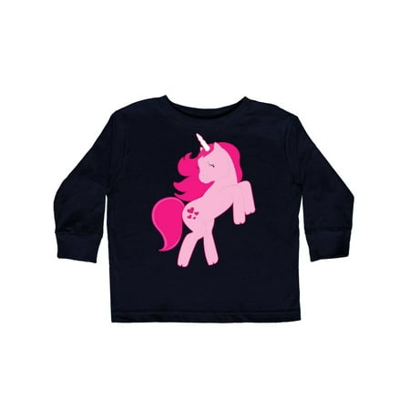 Inktastic Pink unicorn Gift Toddler Toddler Girl Long Sleeve T-Shirt
