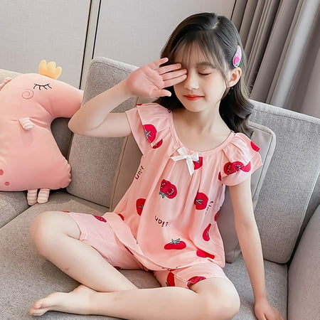 Young Girls Pajama Cute Pattern Nighty Comfy Shorts Cotton Sleepwear Summer Supply
Young Girls Pajama Cute Pattern Nighty Comfy Shorts Cotton Sleepwear Summer Supply