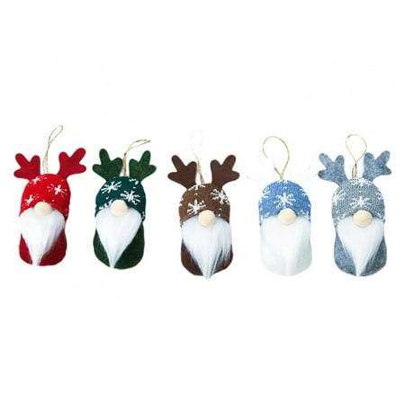 Holiday Knitted Gnome Pendant 5 Pcs Handmade Christmas Elf Ornaments Thanks Giving Day Gifts
Holiday Knitted Gnome Pendant 5 Pcs Handmade Christmas Elf Ornaments Thanks Giving Day Gifts