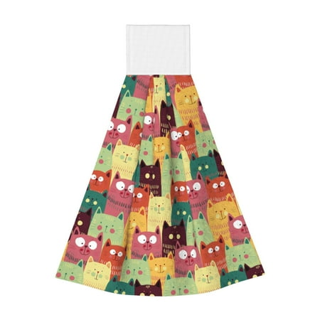 Lukts Cute Cartoon Cat for Coral Fleece Velcro Towel Suitable for Bathroom Kitchen Hanging Absorbent Towel Household Items
Lukts Cute Cartoon Cat for Coral Fleece Velcro Towel Suitable for Bathroom Kitchen Hanging Absorbent Towel Household Items