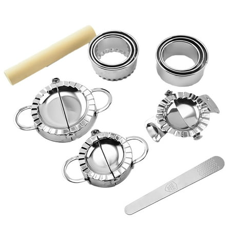 11Pcs Dumpling Maker Stainless Steel Dough Press Pie Ravioli Stuffing Spoon Dumpling Wrapper Making Mold
11Pcs Dumpling Maker Stainless Steel Dough Press Pie Ravioli Stuffing Spoon Dumpling Wrapper Making Mold