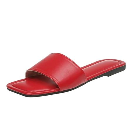 Youmylove Women Slide Slippers Fashion Simple Solid Color Soft Comfortable Flat Summer Holiday Large Sandals Leisure Ladies Cozy Daily Walking
Youmylove Women Slide Slippers Fashion Simple Solid Color Soft Comfortable Flat Summer Holiday Large Sandals Leisure Ladies Cozy Daily Walking