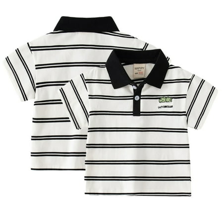 MXIEZI Baby Boys Striped T-Shirt Kids Summer Cotton Casual T-Shirt 1-8 Years Toddler Lapel Short-Sleeve Stylish Pullover Shirt
MXIEZI Baby Boys Striped T-Shirt Kids Summer Cotton Casual T-Shirt 1-8 Years Toddler Lapel Short-Sleeve Stylish Pullover Shirt