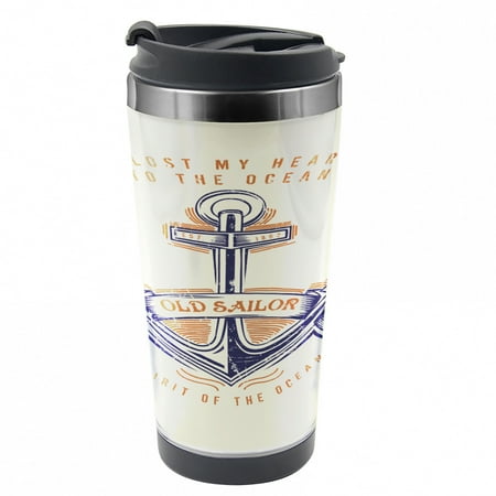 Anchor Travel Mug Vintage Style Anchor Sign Steel Thermal Cup 16 oz by Ambesonne
Anchor Travel Mug Vintage Style Anchor Sign Steel Thermal Cup 16 oz by Ambesonne