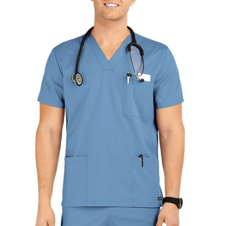 Fragarn Workwear Men s V-Neck Scrub Tops Mans Clothes Solid Color Tops Short Sleeve
Fragarn Workwear Men s V-Neck Scrub Tops Mans Clothes Solid Color Tops Short Sleeve