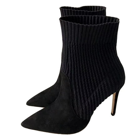 OUNONA 1 Pair of Delicate Autumn Winter Heels Exquisite Female Boot Chic Short Bootie
OUNONA 1 Pair of Delicate Autumn Winter Heels Exquisite Female Boot Chic Short Bootie