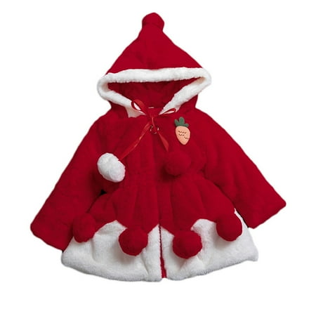 Chenyin 1-7 Years Girls Winter Christmas Coats for Kids Toddler Hooded Fleece Jackets Thicken Warm Plush Outerwear
Chenyin 1-7 Years Girls Winter Christmas Coats for Kids Toddler Hooded Fleece Jackets Thicken Warm Plush Outerwear