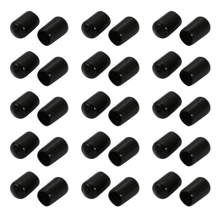 30Pcs 8mm Inner Dia PVC Flexible Vinyl End Cap Screw Thread Protector Black
30Pcs 8mm Inner Dia PVC Flexible Vinyl End Cap Screw Thread Protector Black