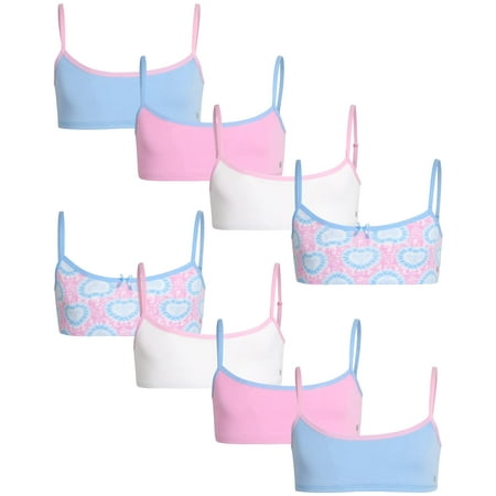 Limited Too Girls Training Bra - Stretch Cotton Crop Cami Bralette (8 Pack) Size Large Pink/White Tie Dye
Limited Too Girls Training Bra - Stretch Cotton Crop Cami Bralette (8 Pack) Size Large Pink/White Tie Dye