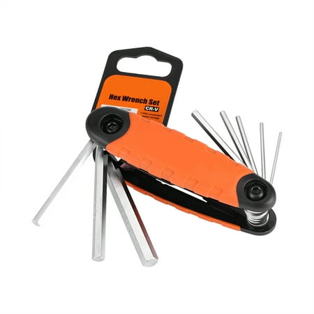 Hex Wrench Folding Hex Key Folding Hex Key Set 8-Piece Stainless Steel Folding Hex Key Wrench Set Bike Repair Tools Kit Orange
Hex Wrench Folding Hex Key Folding Hex Key Set 8-Piece Stainless Steel Folding Hex Key Wrench Set Bike Repair Tools Kit Orange
