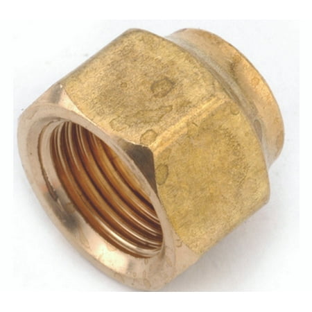 2PC Anderson Metal 754018-08 Nut 1/2 in Flare Brass