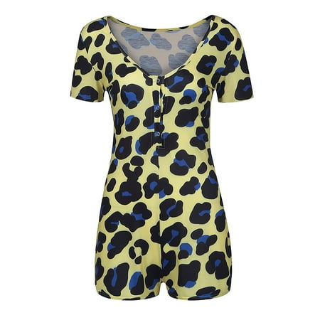 Women s Button-down Printing Functional Buttoned Flap Adults Short Playsuit T Shirt Nightgowns for Women
Women s Button-down Printing Functional Buttoned Flap Adults Short Playsuit T Shirt Nightgowns for Women