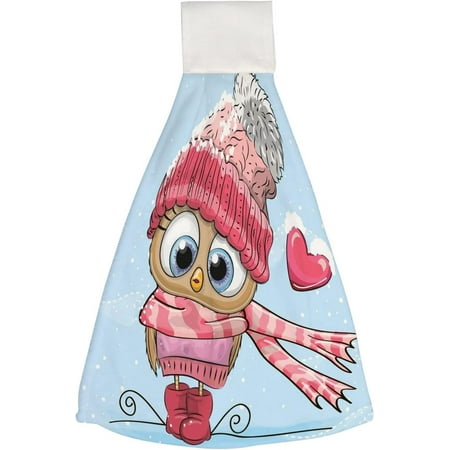 1 Pcs Hanging Towels Dish Towels Cute Owl in A Hat and Scarf Absorbent Hand Towels with Hanging Loop Washcloth for Bathroom Kitchen
1 Pcs Hanging Towels Dish Towels Cute Owl in A Hat and Scarf Absorbent Hand Towels with Hanging Loop Washcloth for Bathroom Kitchen