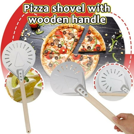 7 inch round wooden handle household flip pizza moving shovel thick pizza utensil bakeware 1pc
7 inch round wooden handle household flip pizza moving shovel thick pizza utensil bakeware 1pc