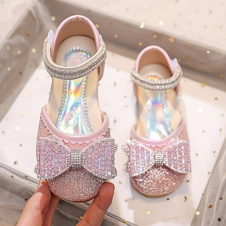 RUICUW Girls Sandals Fashionable New Pattern Shiny Rhinestone Decorative Flat Bottom Comfortable Non Hook Loop Shoes 8-8.5 Years
RUICUW Girls Sandals Fashionable New Pattern Shiny Rhinestone Decorative Flat Bottom Comfortable Non Hook Loop Shoes 8-8.5 Years