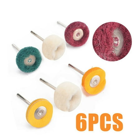 Dheera 6pcs 2.8mm Handle Abrasive Wheel Electric Grinding T-Shaped Cloth Wool Wheel
Dheera 6pcs 2.8mm Handle Abrasive Wheel Electric Grinding T-Shaped Cloth Wool Wheel