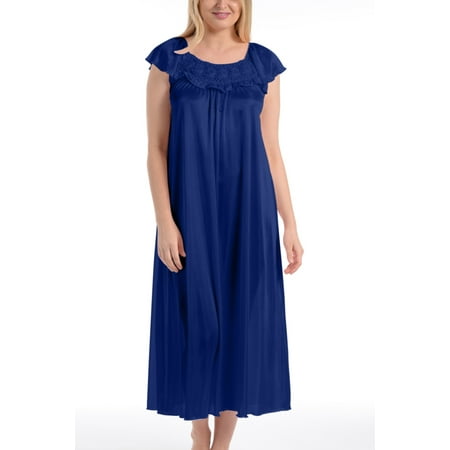 EZI Nightgowns for Women - Soft & Breathable Satin Night Gowns for Adult Women - Medium to Plus Size Womens Sleep Shirts - Long Mid-Length Nightgown
EZI Nightgowns for Women - Soft & Breathable Satin Night Gowns for Adult Women - Medium to Plus Size Womens Sleep Shirts - Long Mid-Length Nightgown